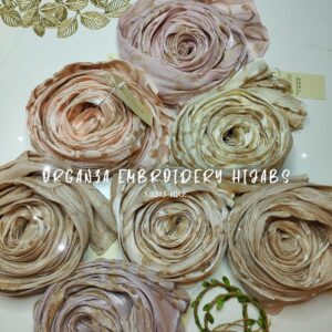 Organza Embroidery Hijabs