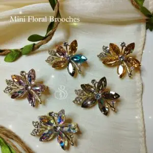 Mini Floral Brooches