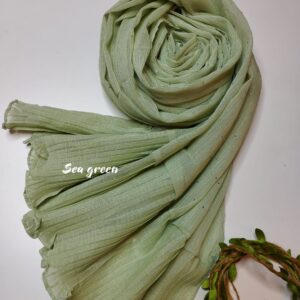 Shimmer georgette frills hijabs