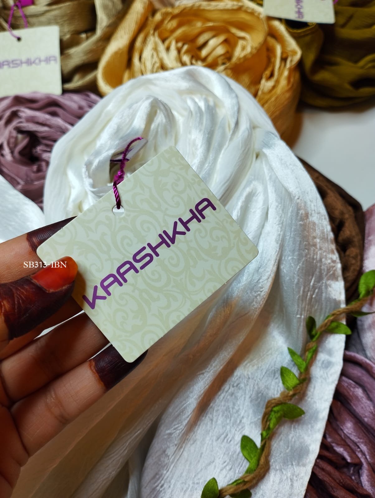 MARBLE SATIN HIJABS - Image 6