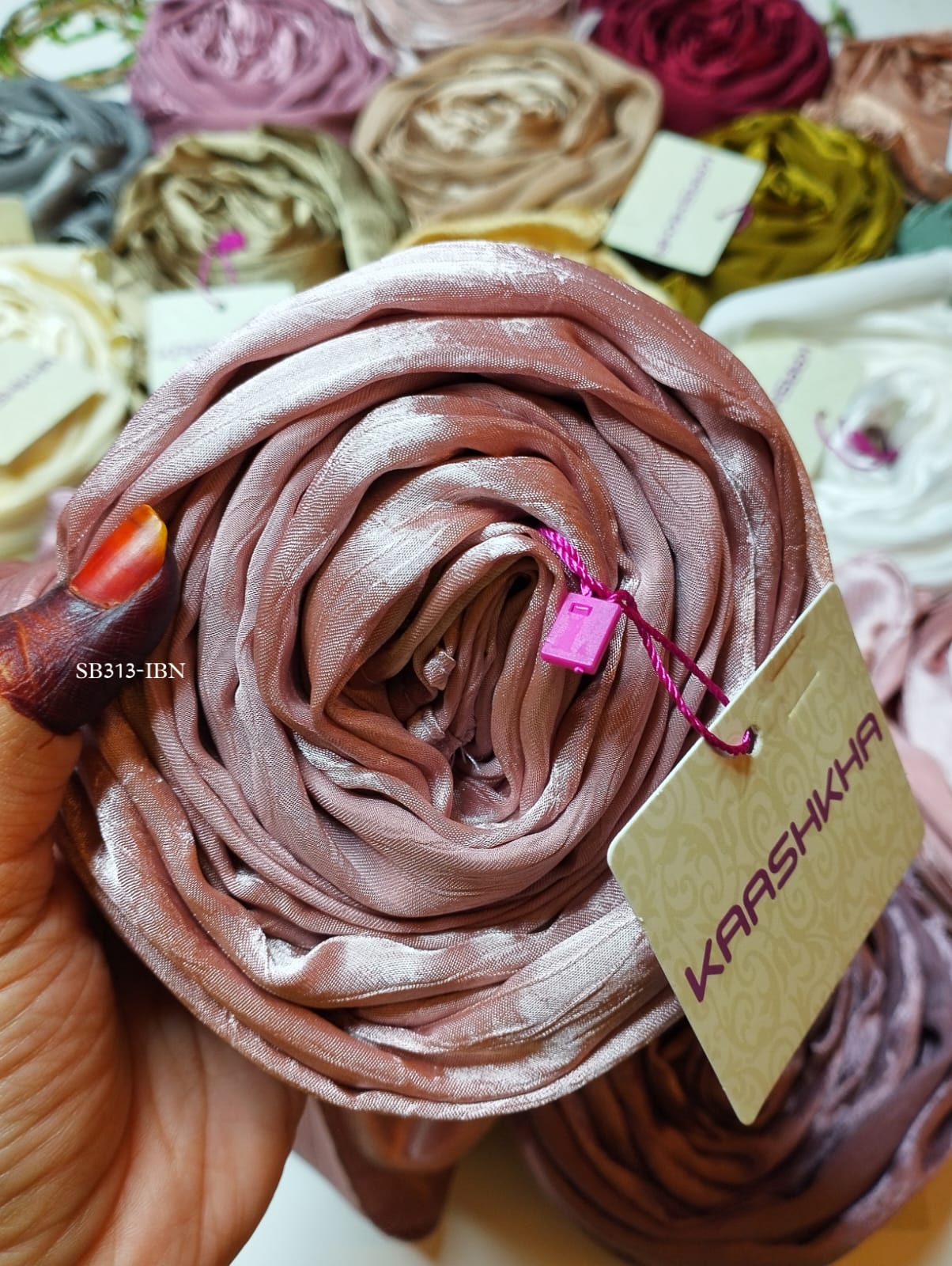 MARBLE SATIN HIJABS - Image 5