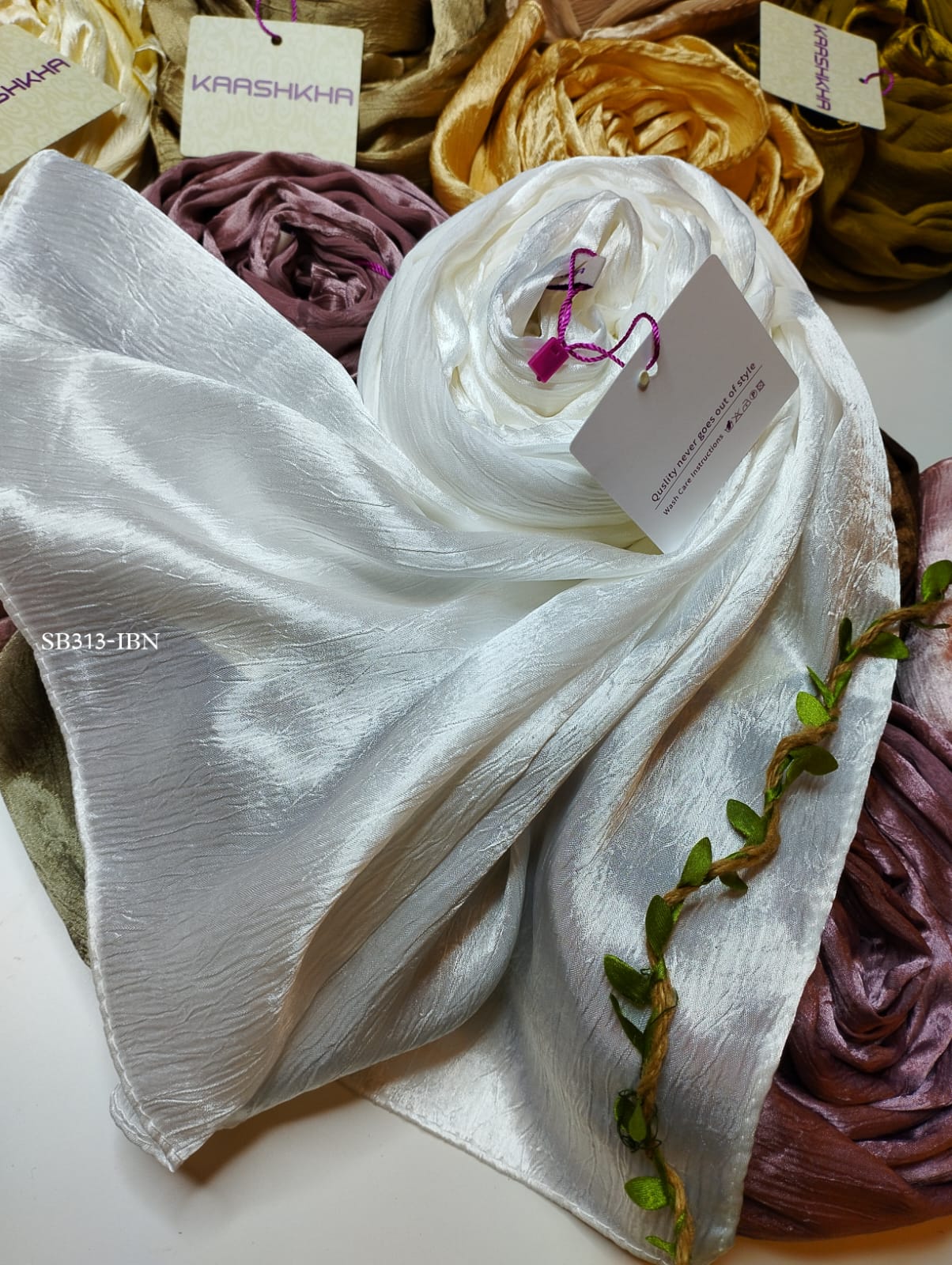 MARBLE SATIN HIJABS - Image 3
