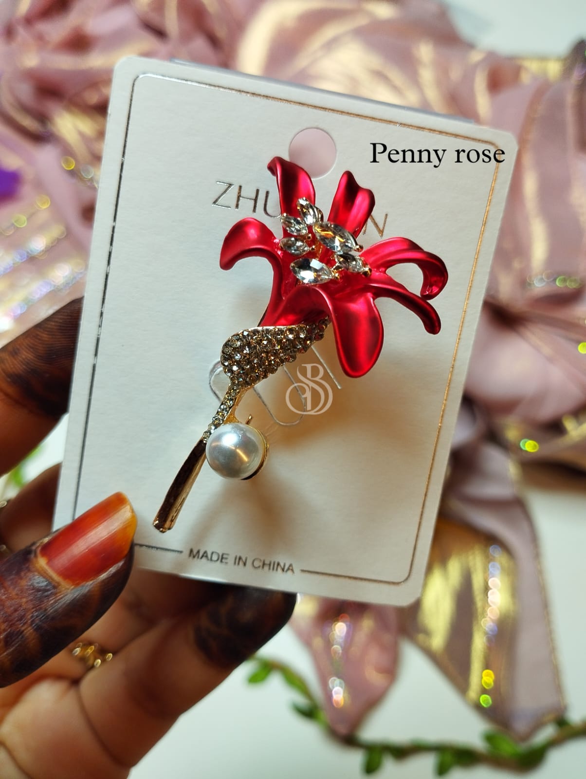 PENNY ROSE BROOCHES