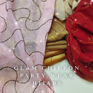 LUXURY GLAM CHIFFON PARTY WEAR HIJABS