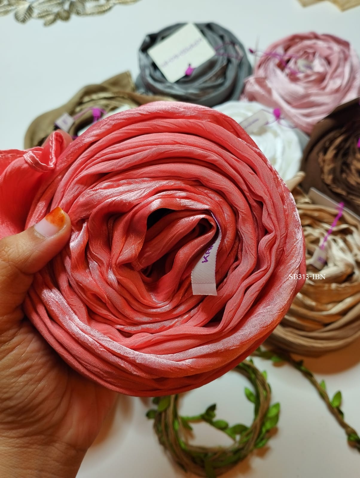 MARBLE SATIN HIJABS - Image 6