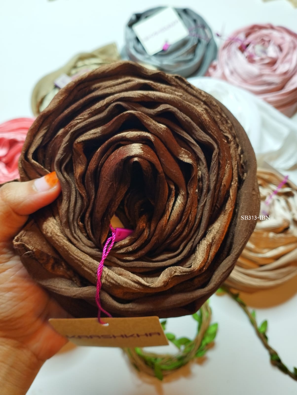 MARBLE SATIN HIJABS - Image 5
