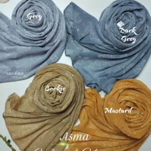 ASMA EMBOSSED CHIFFON HIJABS