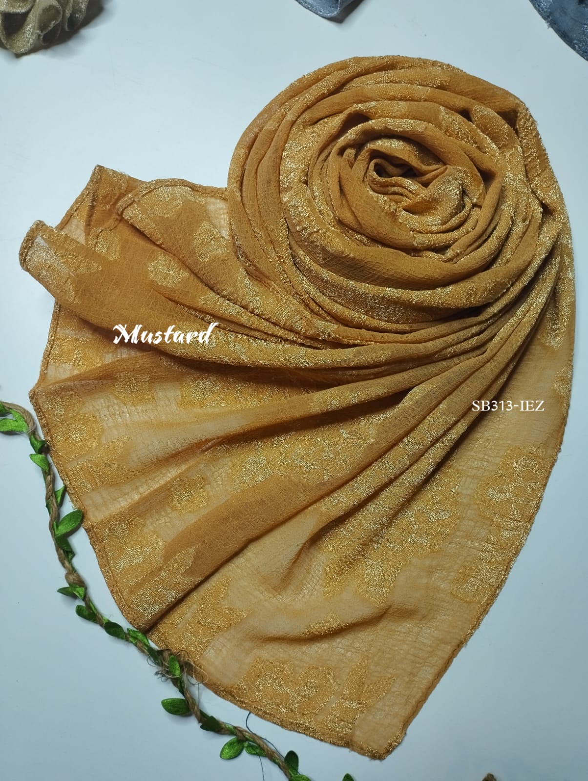 ASMA EMBOSSED CHIFFON HIJABS - Image 2