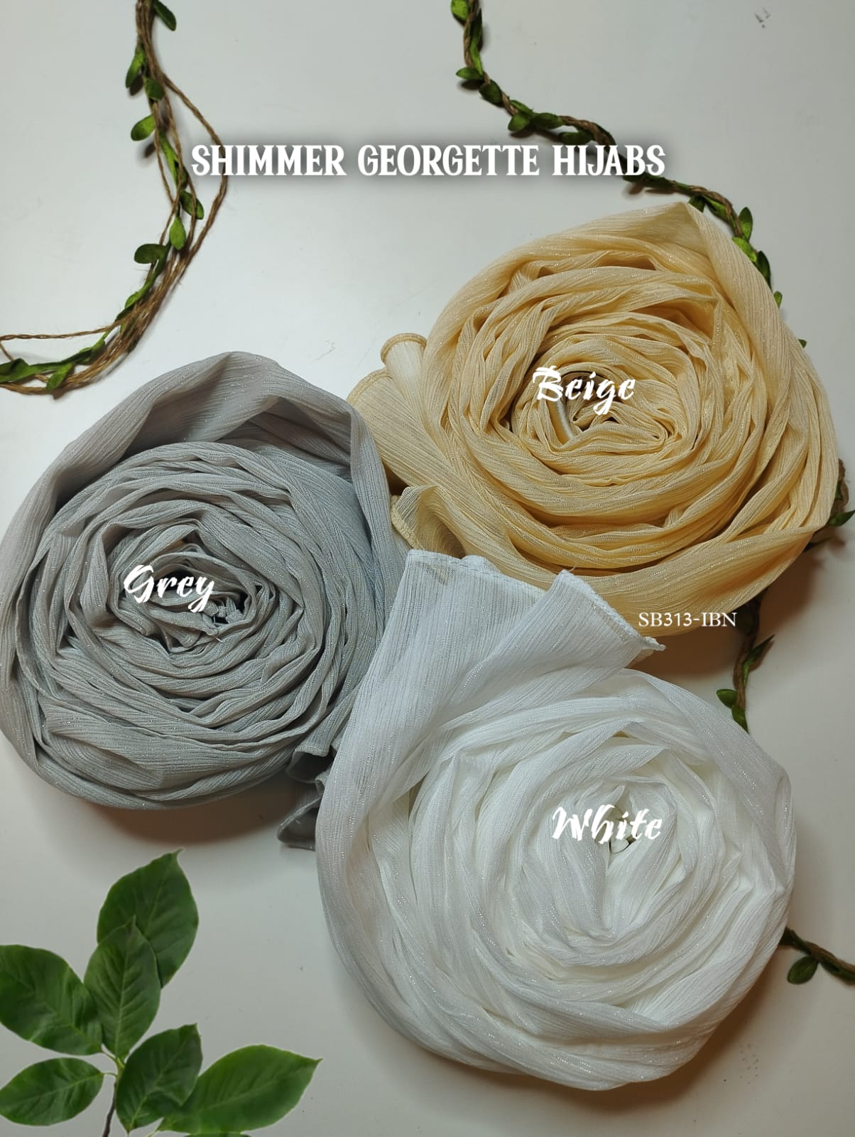 SHIMMER GEORGETTE HIJABS