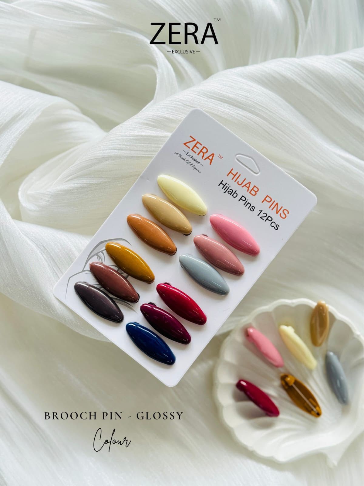 HIJAB SECURE PINS (Glossy ones) - Image 2
