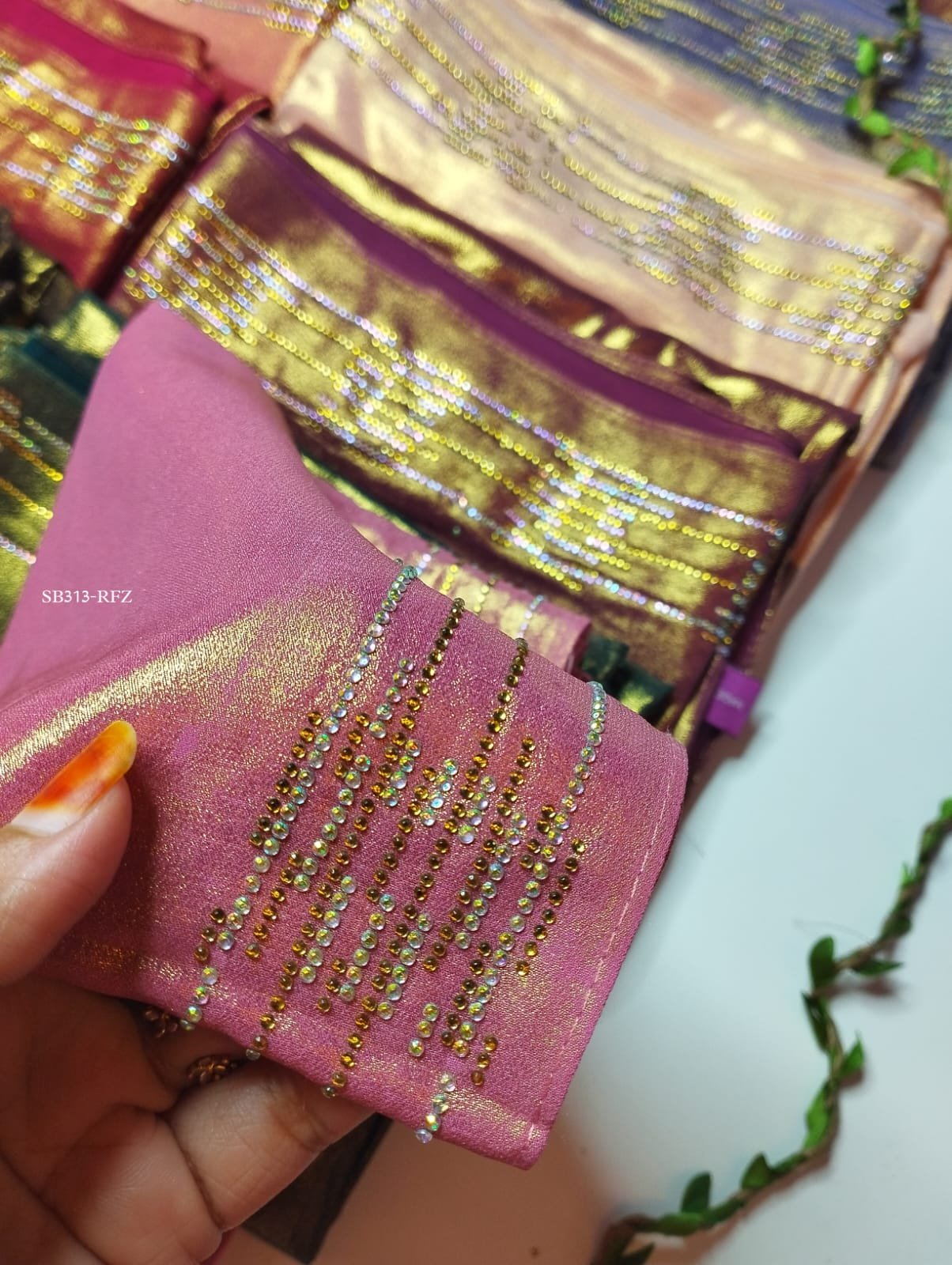 STONE WORK GLAM HIJABS - Image 3