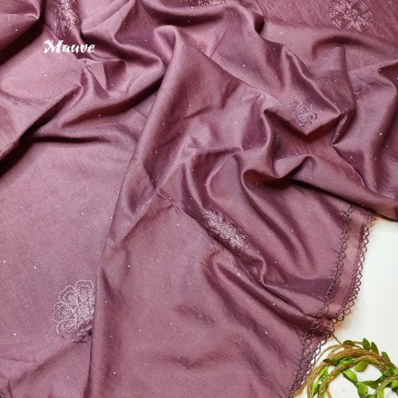 Cotton embroidery hijabs